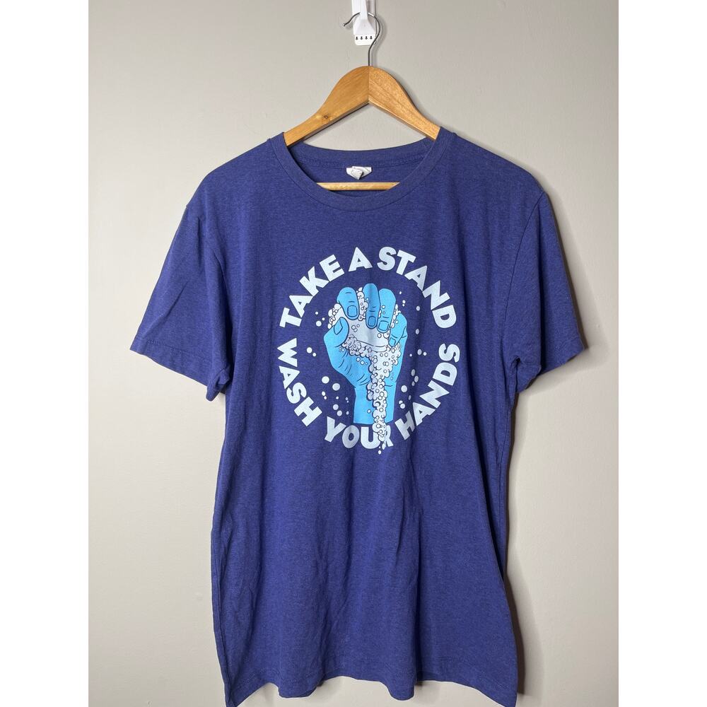 Charlie Hustle Wash Hands Tshirt Medium